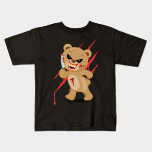 Teddy The Killer Bear Kids T-Shirt